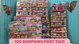 🦇 100 SHOPKINS SEASON 10 MINI PACKS (PART 2) 🦇