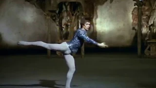 1/2 Rare.  Rudolph Nureyev performing solo in act 1 of "Swan Lake".