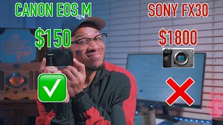 5 THINGS THIS $150+ CINEMA CAMERA CAN DO THAT THE SONY FX30 CAN'T | CANON EOS M RAW MAGIC LANTERN