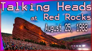 Talking Heads live Stop Making Sense Tour Red Rocks 1983 (Audio - full show)