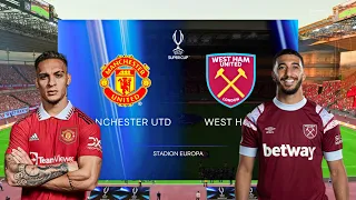 FIFA 23 | Manchester United vs West Ham United - UEFA Super Cup - PS5 Full Gameplay