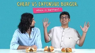 Cheap Vs Expensive Burger: Which Is Better? | Ft. Arushi & Joshua | Ok Tested