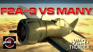 War Thunder Dogfight: F2A-3 vs P-39 and two Yak's [Stay Sharp!]