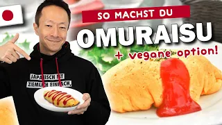 Omelette Rice "Omuraisu" Vegan + Traditional, Simple Japanese Cooking