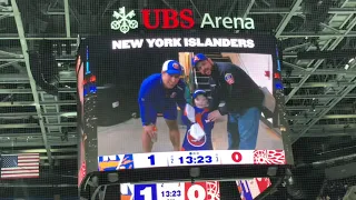 Islanders Honor Thomas Greiss w/ Jumbotron Tribute & Standing O March 24 2022 Red Wings at Isles