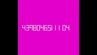 2048 All Tiles 2 to 9007199254740992: in a 7 segment numbers by NUMBER PLAYROOM's remix