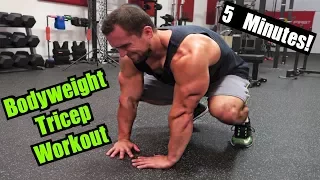 Intense 5 Minute At Home Tricep Workout #2