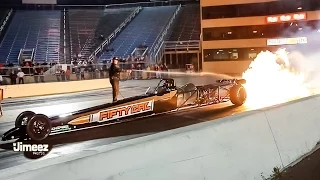 302MPH! SCOTTY HEAT'S 50 CAL JET DRAGSTER RUNS 5.23@302.14MPH AT RT66