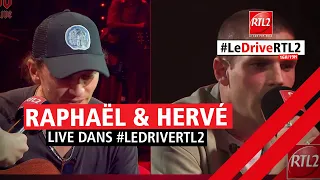 Raphaël & Hervé interprètent "Peut-être" lors de la 1000e du #DriveRTL2 (18/06/21)