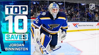 Top 10 Jordan Binnington Saves from 2019-20 | NHL