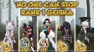 #74 Rank 1 Geisha Don't Give You a Mercy | Identity V | 第五人格  | アイデンティティV | Geisha