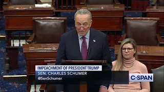 Senate Minority Leader Chuck Schumer on Impeachment