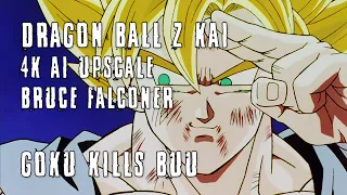 Dragon Ball Z Kai 4K Upscale - Goku Kills Buu - Bruce Falconer