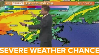 New Orleans Weather: Severe Weather Possible for St. Patrick's Day