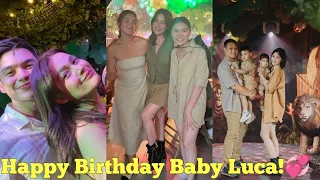 Bea Alonzo, Dimples Romana, Beatriz Saw & Dominic Roque NAKISAYA sa Birthday Party ni Baby Luca!🎂💞