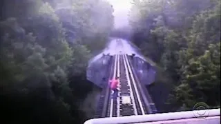 Women survive after being run over by train