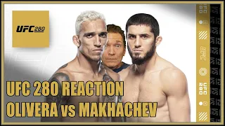 DEVASTATED REACTION TO OLIVERA VS MAKACHEV FINISH UFC 280