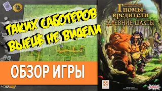 Гномы Вредители Древние шахты Настольная игра Обзор  Не подскажете как пройти к дракону?