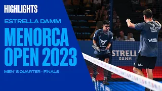 Quarter - Finals Highlights Paquito/Chingotto Vs Nieto/Sanz Estrella Damm Menorca Open 2023