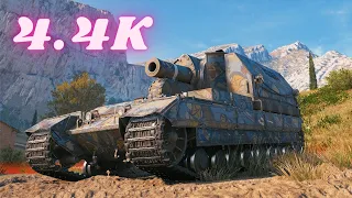 Conqueror Gun Carriage 4.4K Damage ( Arty ) World of Tanks Replays