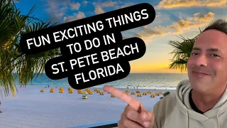 FUN EXCITING WONDERFUL Things to do in St. Pete Beach Florida John’s Pass Walking Tour