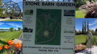 Evening walk in Stone Barn Garden | August 2023 | #leduc #walkwithme #garden #summer #explore