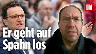 Corona: Mann geht auf Jens Spahn los und macht ihm harte Vorwürfe