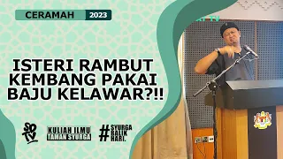 SYAMSUL DEBAT | ISTERI RAMBUT KEMBANG PAKAI BAJU KELAWAR?!!