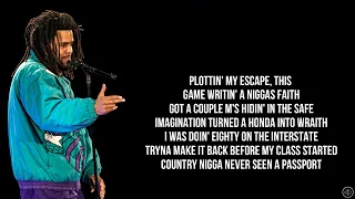 J. Cole - a m a r i (Lyrics)