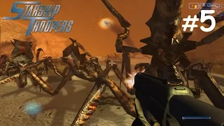 Starship Troopers Playthrough Gameplay Mission 5 - Stronghold [Hard Mode] (PC)