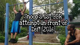 Snoops 1st ever BBR attempt in front ZEF! 2016