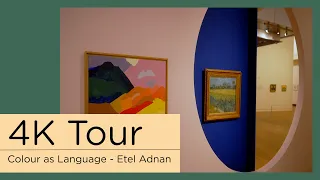 Van Gogh Museum 4K Virtual Tour || Exhibition ‘Etel Adnan - Colour as Language'