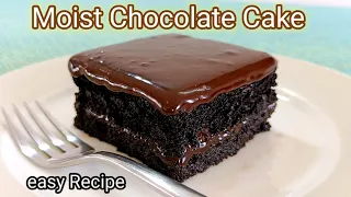 World most easiest moist chocolate cake recipe | chocolate cake recipe