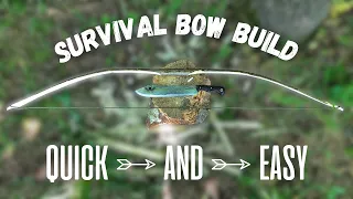 Quick And Easy Survival Bow Build