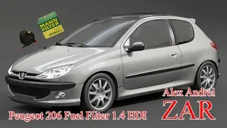 Peugeot 206 fuel filter 1.4HDI