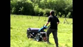 BCS 740 Two Wheel Tractor and Rotary Mower Demo by Tracmaster UK