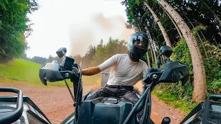 Driften met een quad (en bijna ongeluk) | #675