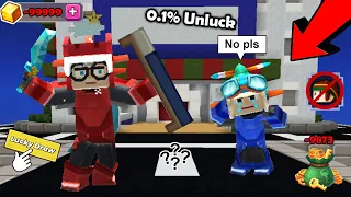 UNLUCKIEST .1% People Will get These Weird Moments in Bedwars!! (Blockman GO)