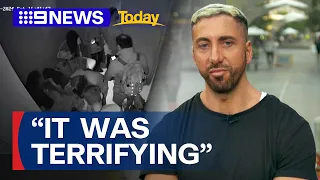 Witness describes horror hiding during Bondi stabbing attack | 9 News Australia