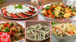 Incredibly delicious SALADS with eggplants! 5 recipes