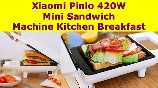 Original Xiaomi Pinlo 420W Mini Sandwich Machine Kitchen Breakfast Bread Maker Curved Surface