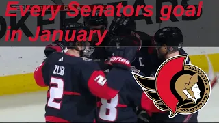All Ottawa Senators goals in January