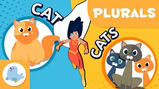 PLURAL NOUNS 🦸‍♀️ Grammar and Spelling for Kids 📝 Superlexia ⭐ Episode 4