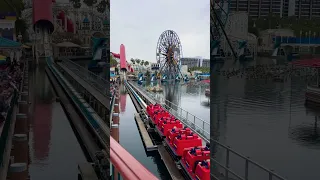 Race Dash at the launch of Incredicoaster at Pixar Pier #disneycaliforniaadventure #rollercoaster