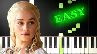 GAME OF THRONES THEME - Easy Piano Tutorial