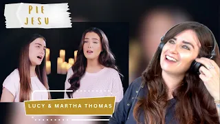 Lucy and Martha Thomas (Sister Duet) - Pie Jesu - Vocal Coach Reaction & Analysis
