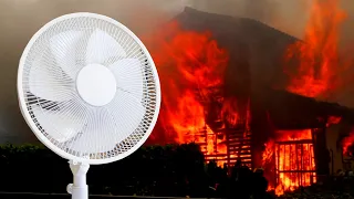 扇風機内部から火事防止の掃除方法! Let's clean the inside of the fan to prevent fire!