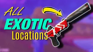 Where to find EVERY Exotic Gun in Fortnite Chapter 3 Season 3!