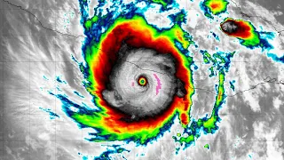 Category 5 Hurricane Otis Satellite Imagery [Infrared View]