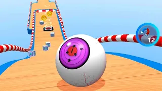 Sky Rolling Ball 3D Gameplay Speedrun Max All Levels 696